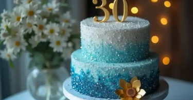 New Year’s Eve Sparkle Cake