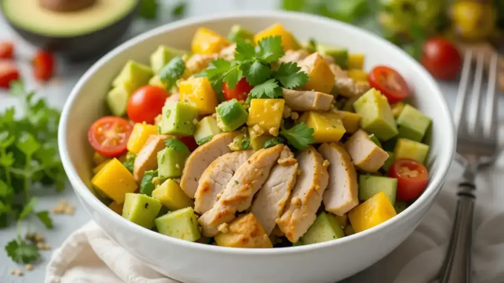 Easy Chicken Mango Avocado Salad You’ll Love