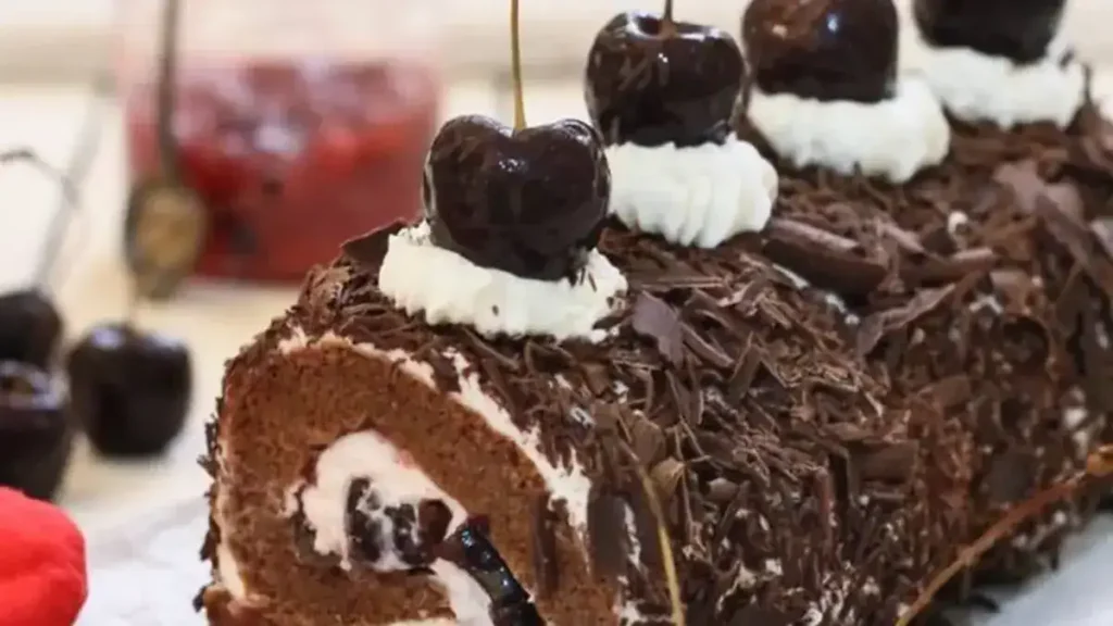 Black Forest Yule Log