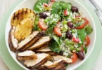 Delicious Greek Chicken Salad Rice Bowls