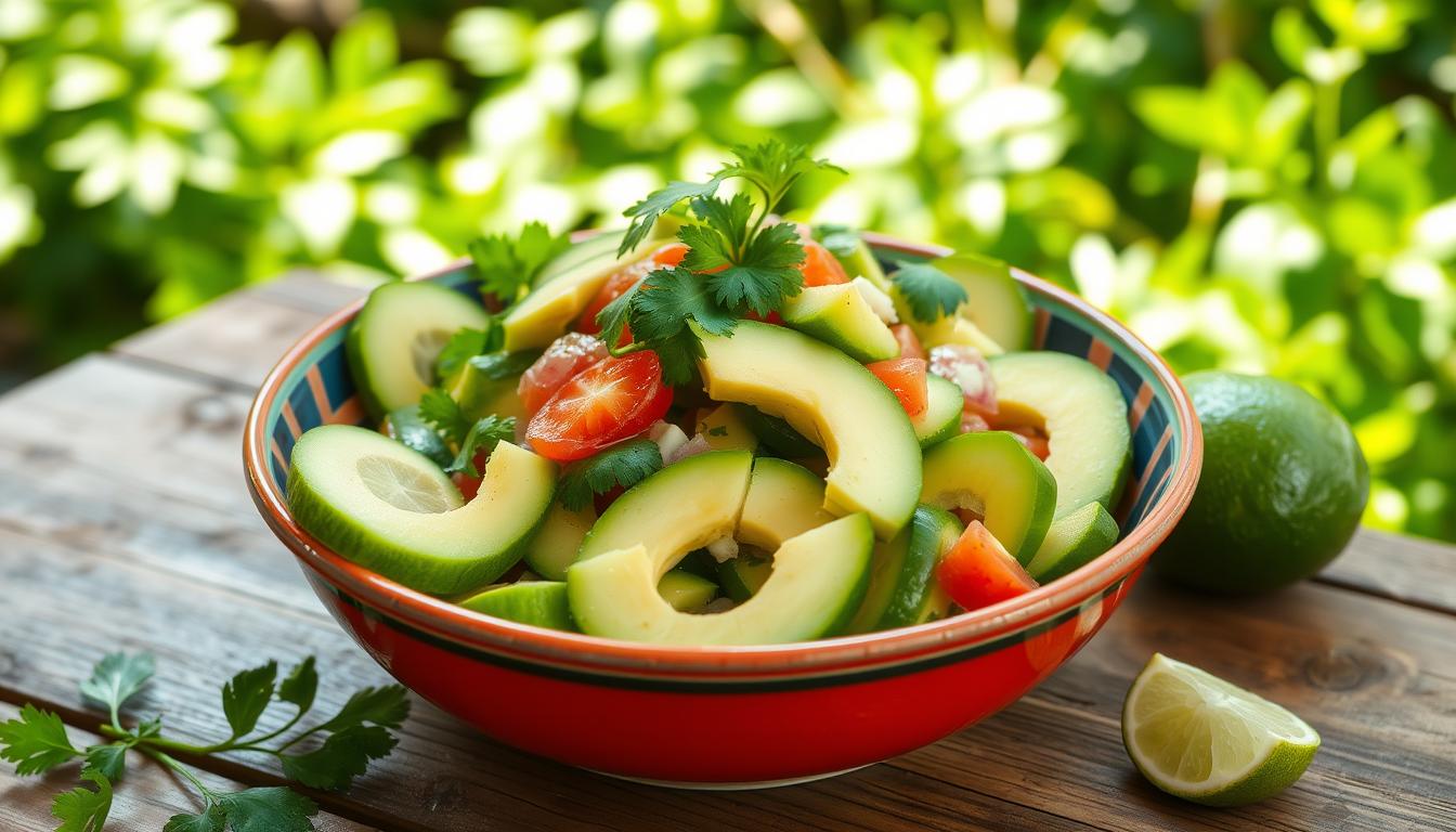 Fresh Cucumber Avocado Salad Recipe