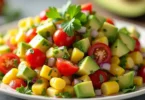Vibrant Corn Tomato Avocado Salad