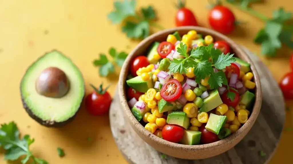 Vibrant Corn Tomato Avocado Salad