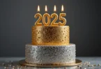 New Year’s Eve Sparkle Cake