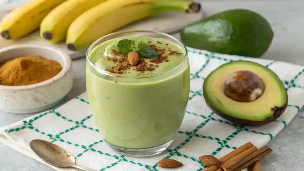 Creamy Avocado Banana Smoothie