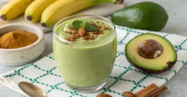 Creamy Avocado Banana Smoothie