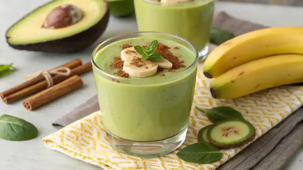 Creamy Avocado Banana Smoothie