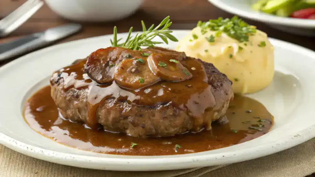 Hamburger Steak with Onions and Gravy