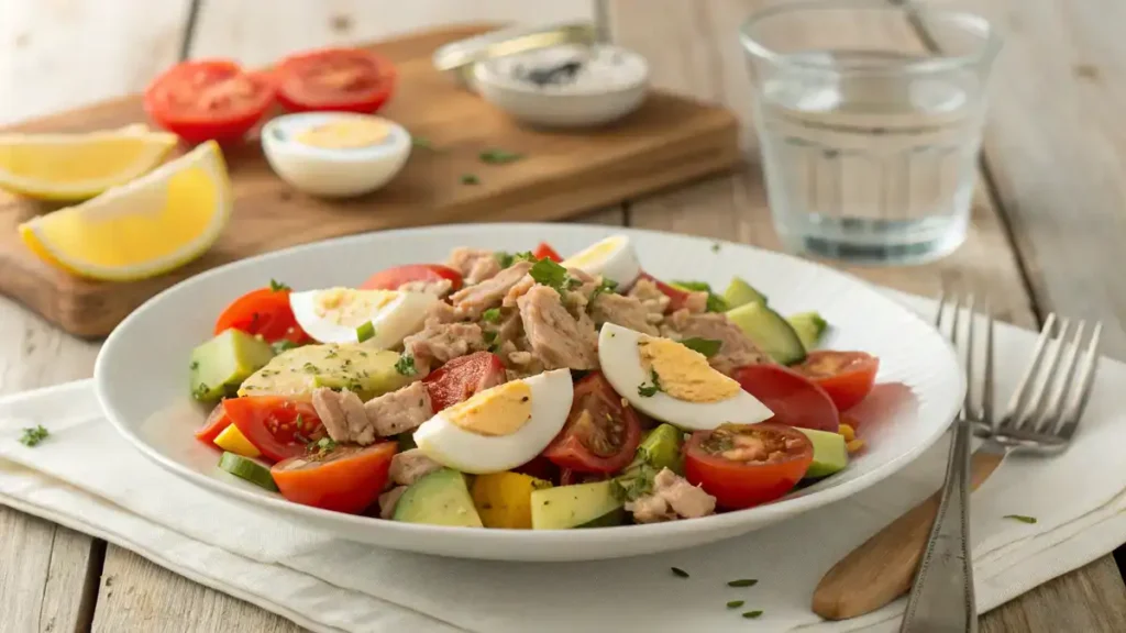 Tuna Tomato Egg Salad