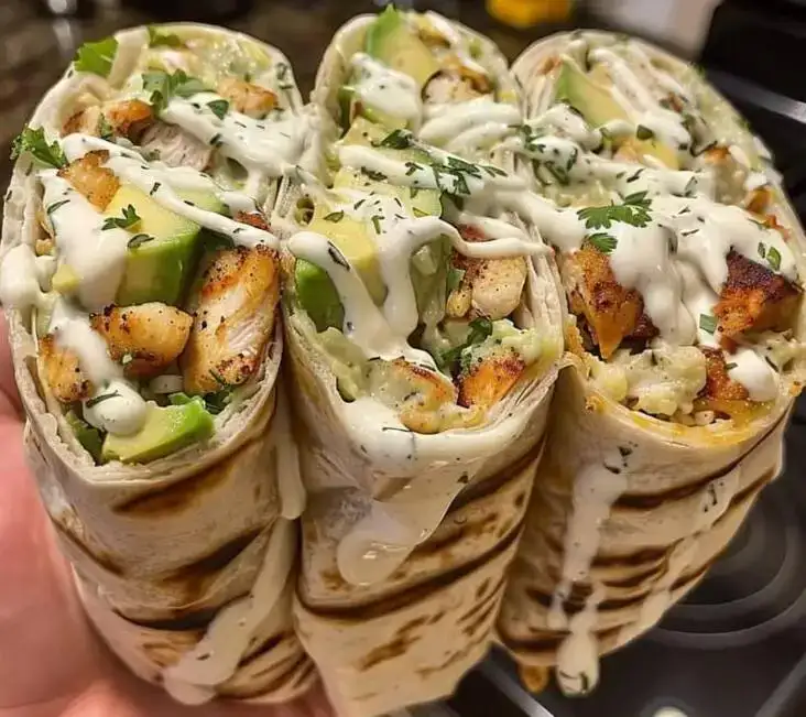 The Best Chicken Avocado Burrito Recipe Ever!