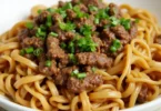 Mongolian Ground Beef Noodles: A Quick and Flavorful Dish