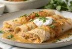 Simple Creamy Chicken Enchiladas Recipe
