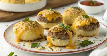 Garlic Parmesan Cheeseburger Bombs: Cheesy Goodness You’ll Love