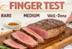 finger test for meat doneness
