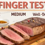 finger test for meat doneness