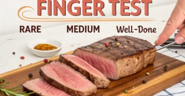 finger test for meat doneness