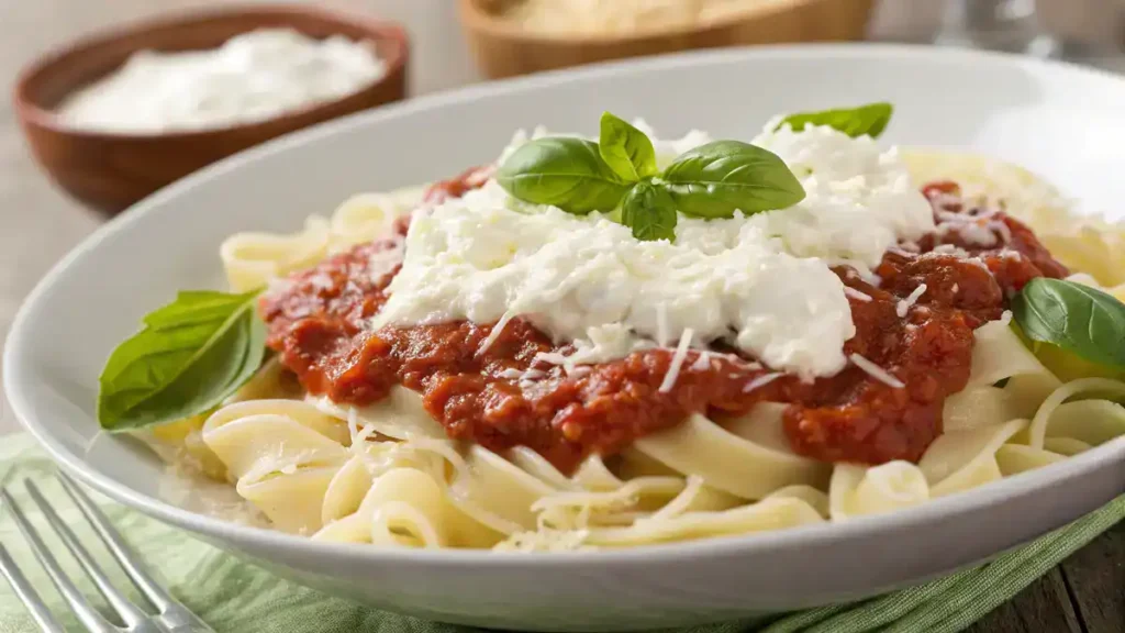 cottage cheese pasta sauce