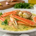 Snow Crab Legs Garlic Butter Sauce Easy 20-Minute Dinner