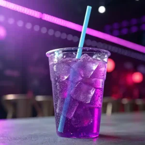 Baja Midnight drink with our easy recipe! Enjoy the unique blend of Mountain Dew Voltage and grape juice today.