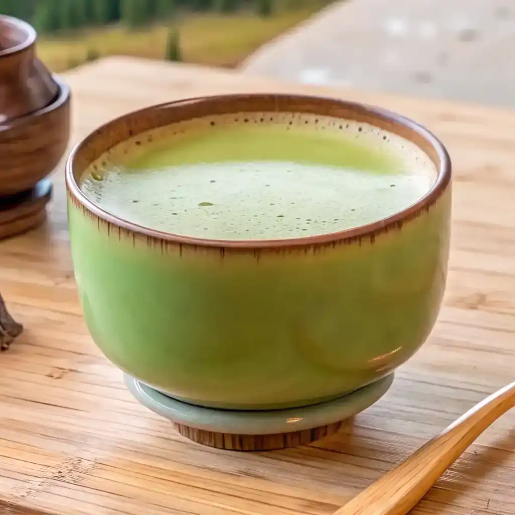 Japanese Mounjaro recipe detox tea with matcha and kombu
