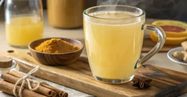 Zepbound Recipe using ginger, lemon, cinnamon & ACV. A natural detox drink to boost energy, digestion & metabolism every morning.