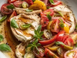 Heirloom Tomato Salad bursting with garden flavors—perfect for a simple, colorful summer dish that celebrates nature’s best tomatoes.
