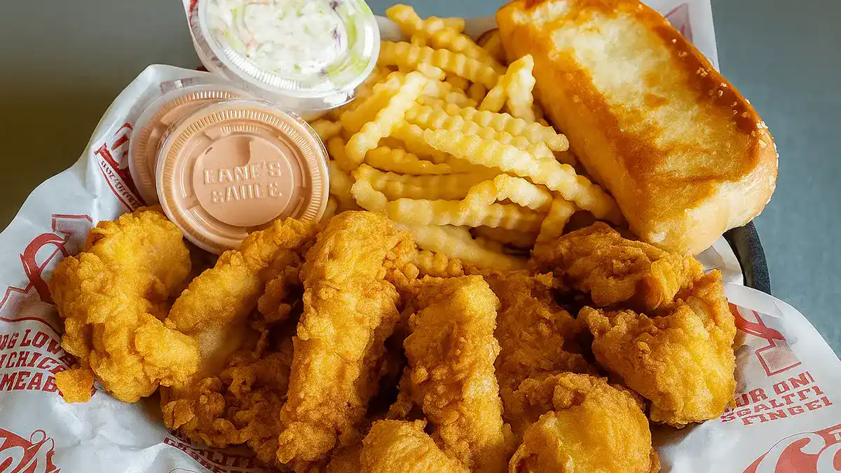 raising cane's is America’s favorite chicken spot, famous for crispy fingers, signature sauce, and unbeatable flavor.