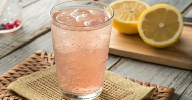 Glass of water with dissolved Himalayan salt for hydration in Himalayan salt diet