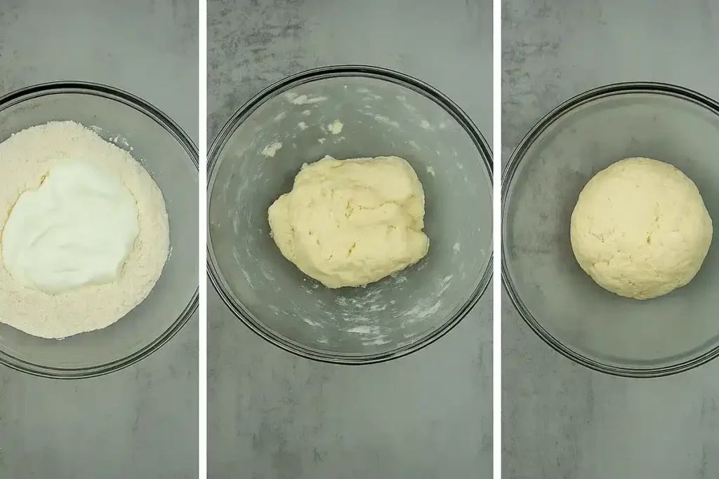 Homemade high protein pizza crust on a white plate, showing its thin and crispy texture.