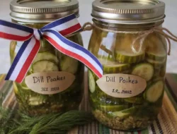 Easy Pickle Brine Recipe prepared in a saucepan on the stove