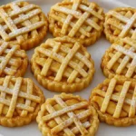 Freshly baked Apple Pie Cookies recipe served on a plate with golden crust and apple filling.