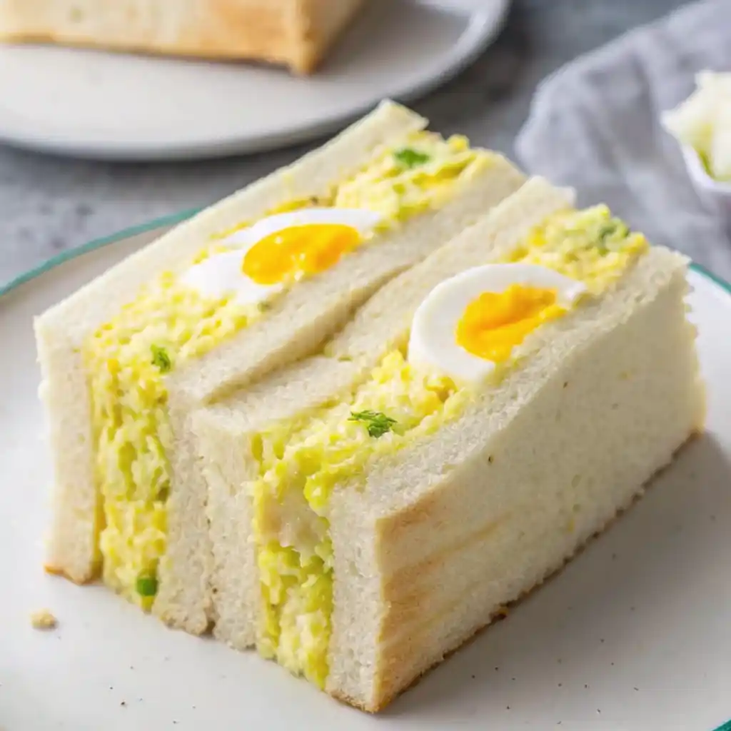 Easy-to-make Japanese egg sandwich perfect for breakfast or lunch