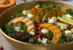 Golden roasted delicata squash ready for Autumn Delicata Squash Salad