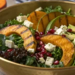 Golden roasted delicata squash ready for Autumn Delicata Squash Salad