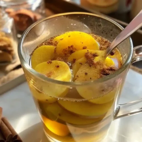 Homemade honey recipe for memory prepared with raw honey and warm water for brain health